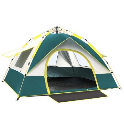 China Extended Type Large Family Leisure Poles Hot Selling Luxury Aluminum Folding Outdoor Camping Tent for sale