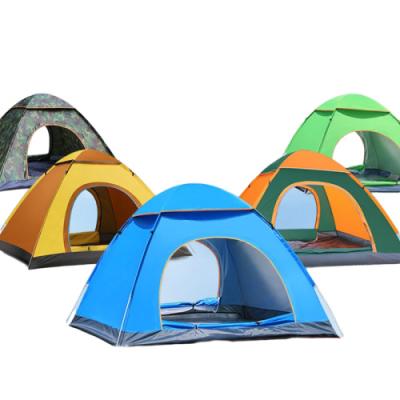 China 3-4 Persons Beach Single Quick Open Camping Portable Fully Automatic Cheap Folding Outdoor Tent for sale