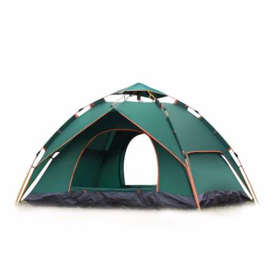 China 3 - 4 Person Large Family Automatic Double Layer Waterproof Outdoor Camping Tent for sale