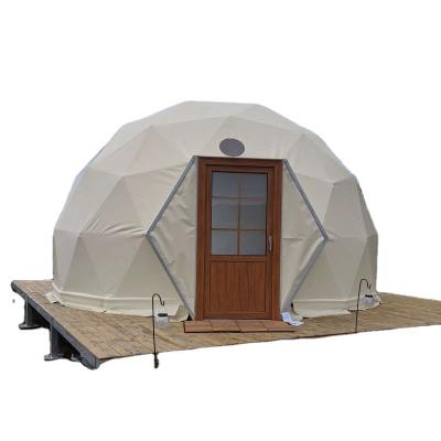 China Camouflage/Field Luxury Outdoor Play 3.6m 6m 7m Winter Plastic Small Kids Party Transparent Glamping Dome Tent for sale