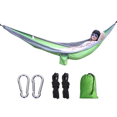 China Modern Wholesale Parachute Modern Outdoor Travel Survival Single Camping Hammock Backpacking Double for sale