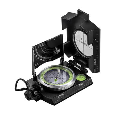 China Army Waterproof Lensatic Prismatic Sighting Adventure Compass Outdoor Rising Military Compass for sale