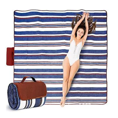 China Outdoor Camping Picnic Bag Roll Up Mat Covering Outdoor Folding Waterproof Custom Wholesale Beach Picnic Camping for sale