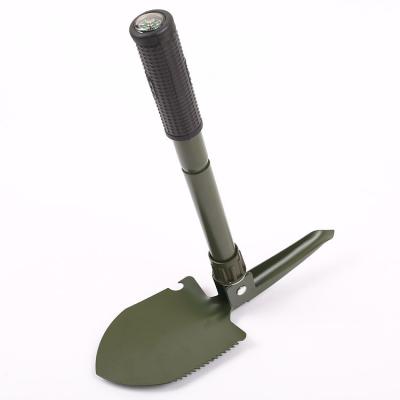 China Folding Shovel Mini Garden Camping Shovels Outdoor Survival Military Pocket Tools Multifunctional Shovel for sale