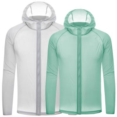 China Summer Breathable Apparel Skin Rise Sports Sun Protection Reflective Waterproof Breathable Zipper Jacket for sale