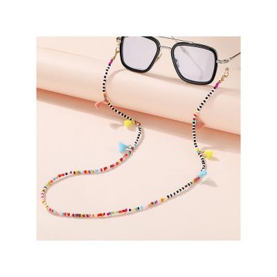 China Good Quality Personality Trendy Classic Glasses Chains Large Fashion Chains Beaded Glasses for sale