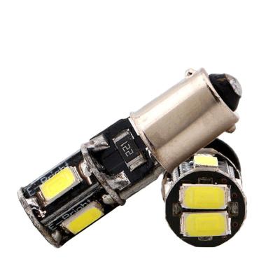 China H6W BAX9S E10 Lamp BA9S 55630 6SMD Led Bulb Interior Turn Signal Brake Light Universal for sale