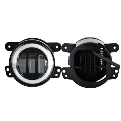 China Light For Jeeps 4inch 30W Fog Light White Halo 24V Yellow 12V Led Fog Lamp Waterproof 4 Inch for sale