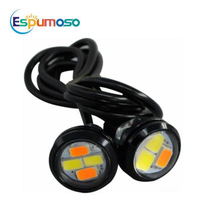 China Decorative Light Color 12v 24v 23mm Drive DRL Side Stop Fog Light 5630 4SMD 23MM Eagle Eye For Tail Parking Dual for sale