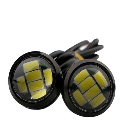 China Super Bright Auto Lamp Auto Car Led Eagle Eye Light 5630 6smd Daytime Running Waterproof Lights DRL Fog Lamp Car Accessories for sale