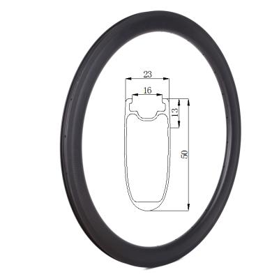 China Road Bikes Basalt Brake 3K/UD/12K T700 Carbon 700C Tubeless Road Bicycle Rims Xiamen OEM Factory Customized for sale