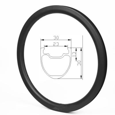 China Road bikes 30mm width 30mm disc brake bmx 406 tubeless carbon rims 20 inch deep matte black bike rim for sale