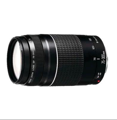 China Cheap Wholesale Used Original DSLR Camera Lens EF-S 75-300mm 1:4-5.6 EF-S 75-300 Mm 4-6.5 Zoom for sale