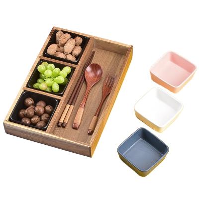 China Large variety durable bambooextra size cheap serving tray custom wood tray for sale