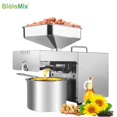 China New Stainless Steel BioloMix Oil Press Machine Commercial Home Oil Extractor Presser 110V or 220V Available for sale