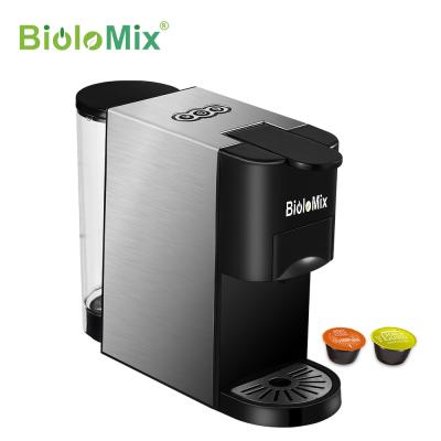 China BioloMix 3 in 1 Multi Espresso Coffee Machine 19Bar 1450W Capsule Coffee Maker Fit Nespresso, Dolce Enthusiasm and Coffee Powder 600ml for sale