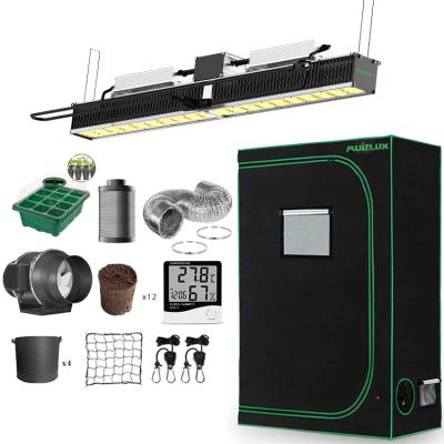 China Full Spectrum Viable Supplier Professional Hydroponic Systems Indoor Grow Tent Kit Led Complete for sale