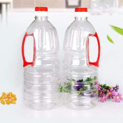 China Eco - Friendly Wholesale Transparent Plastic 2.5L Cooking Oil / Edible Oil Bottle for sale