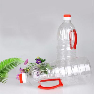 China Eco - Friendly Empty 2.5L PET Cooking Oil / Edible Oil Pet Plastic Bottle With Lid for sale