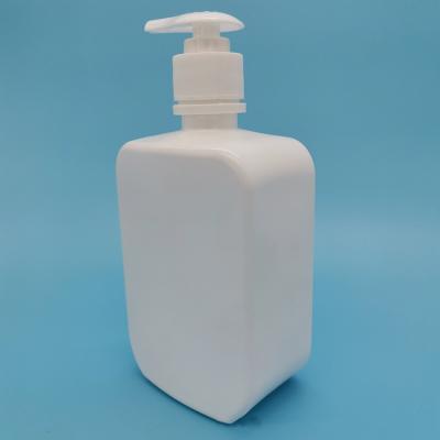 China Eco - Friendly 500ml Liquid Soap Plastic White Medical Foam Hand Wash Bottle for sale