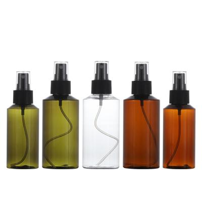 China 30ml 50ml 100ml Eco-friendly Cosmetic Black Fine Mist Spray Pump Bottle for sale