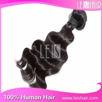 China Popular wholesale pure virgin indian remy human hair weft for sale