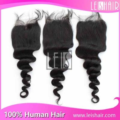 China new fashion cheap brazilian 4*4 lace closure for sale