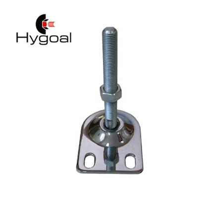 China Chrome plated steel adjustable leveling foot for sale