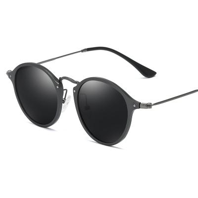 China 2021new fashion hot sale trend aluminum sunglasses Magnesium metal shopping GOLD polarized sunglasses for men and women for sale