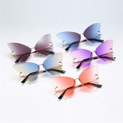 China Butterfly Sunglasses Export Quality Women's Sunglasses Glasses Women's Cute Sunglasses for sale