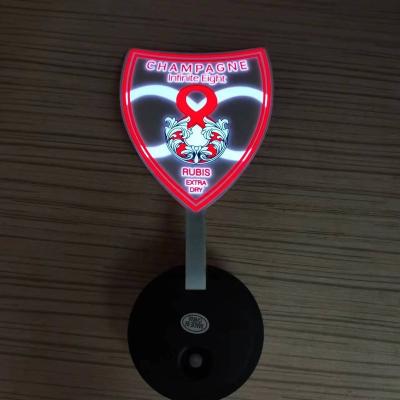 China hot sale 3m+plastic EL light label bottle stickers for sale