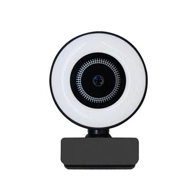 China Factory Supply OEM Custom Webcam with Ring Fill Light Full HD 1080p Webcam TX008 for sale