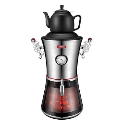 China Keep Hot Modern Design Tea Maker Smart Electric Russian Samovar With Teapot for sale