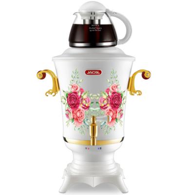 China Keep Hot Electric Turkish Tea Maker Double Samovar 110v for sale