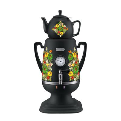 China Keep Hot Electric Plastic Turkish Samovar 3.2L Tea Maker Set for sale