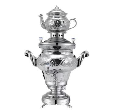 China Keep Hand Warm Decorated Temperature Adjustable Automatic Turkish Electric Tea Maker Samovar for sale