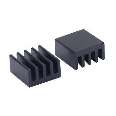 China Electronic Customized RDS Heatsink Black 8.8*8.8*5mm Heatsink for sale