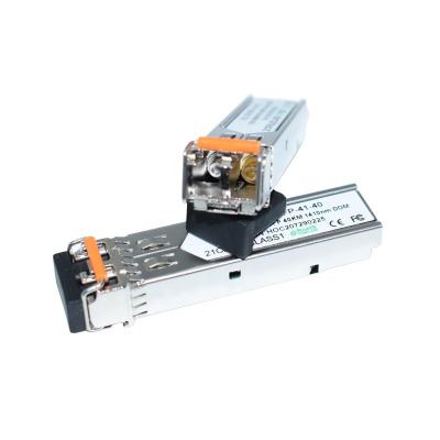 China FTTx Hilink Compatible with The Brand DWDM SFP 1.25G 80km C17 ~ C61 LC Optical SFP Transceiver Module for sale