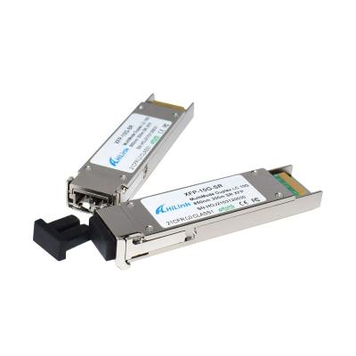 China Data Center 10G-XFP-SR Compatible 10G XFP SR 850nm 300m DOM LC MMF Transceiver Module 3 Year Warranty for sale