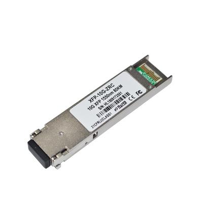 China Ethernet XFP 10G ZRC 1550nm 80KM Duplex LC connectors DDM Optical Module for sale