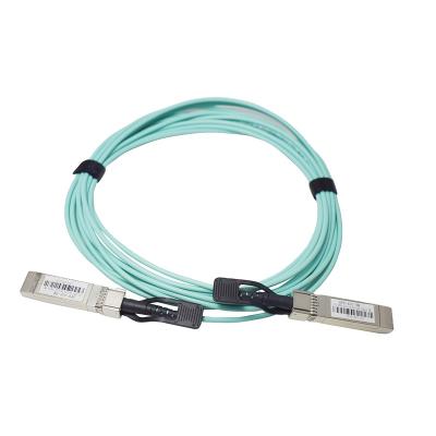 China Communications 10G SFP+ Copper Cable/Active Optical Cable (AOC) 5M SFP+ to SFP+  10G AOC Cable OM3 for sale