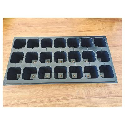 China Modern Plastic 21-Hole Nursery Seedling Tray / Germination Tray / Hydroponic Seeding Tray for sale