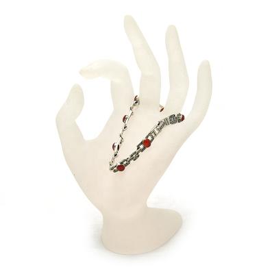 China Yadao Custom Handmade and Custom Made Acrylic Ring Model Silver Hand Stand Jewelry for sale