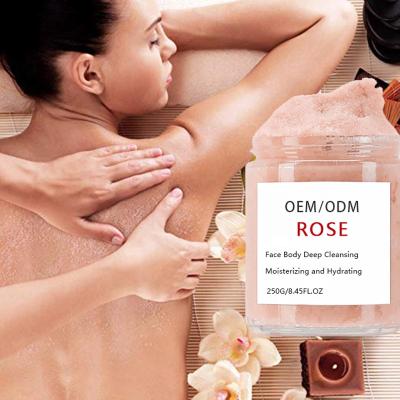 China Private Label Himalaya Rose Exfoliating Scrub Whipped Body Exfoliator OEM/ODM Scrub Whitening Body Scrubs for sale