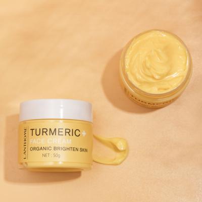 China Dark Circles Private Label Acne Treatment Natural Turmeric Turmeric Facial Cream Skin Whitening Face Cream for sale