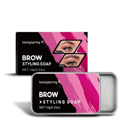 China 24g Waterproof Brows Wax Waterproof Long Lasting Brow Styling Soap Eyebrow Soap For Eyebrows Women Cosmetics for sale