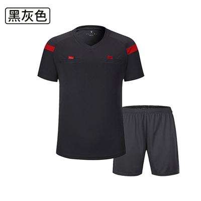 China Wholesale Custom Football Suit Sets Yellow Logo Youth Quick Dry Sports Uniform Men Round Neck Referee Jersey for sale