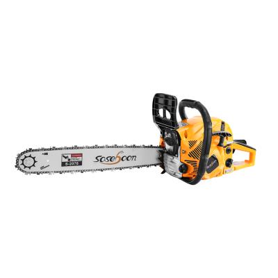 China powertech pt5200 chainsaw 52cc chainsaw fuel system fittings and grommets forced air cooling chainsaw 52cc for sale