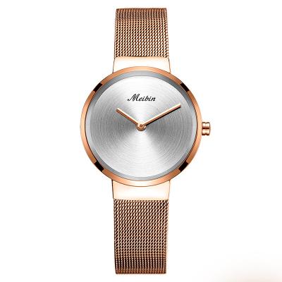 China MEIBIN 1185 Size Quality Quality Fashion Wristwatch Leather Strap Couples Watch For Gift Quartz Simple Luxury Watch for sale