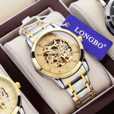 China Water Resistant LONGBO 83209 Mens Automatic Mechanical Watches Brand Luxury Men Watches Water Proof Automatic Mechanical Watches for sale